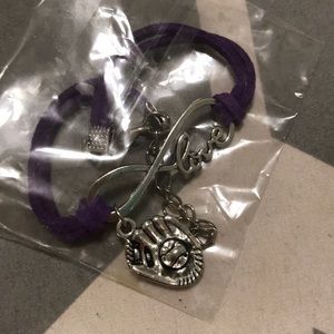 softball bracelet/anklet